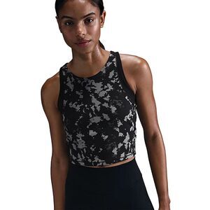 NWT NIKE Women’s Small One Fitted Dri-Fit Cropped Printed Tank Top